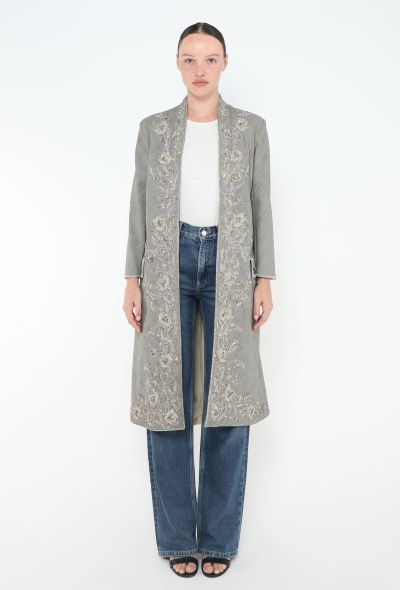 Alexander McQueen RARE 2003 Embroidered Prince of Wales Coat - 2 Alexander McQueen RARE 2003 Embroidered Prince of Wales Coat - 2