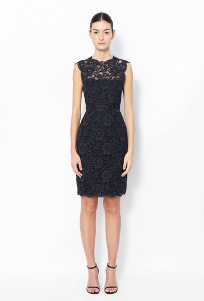 Valentino Floral Guipure Lace Dress - 1