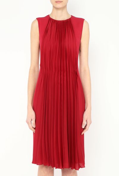 Maison Margiela Pleated Silk Crêpe Dress - 2