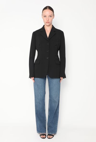 Embroidered Hourglass Blazer - 2 Embroidered Hourglass Blazer - 2