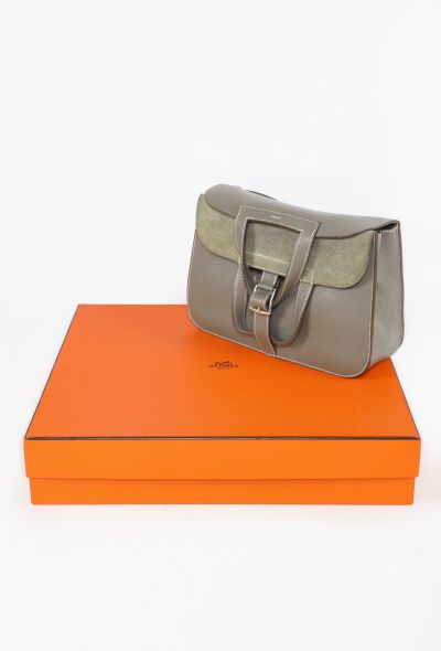 Hermès Gris Étain Taurillon Clémence Halzan 31 - 2