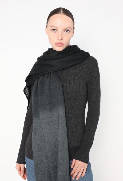 Hermès Margiela 2001 Bicolor Cashmere Shawl - 1