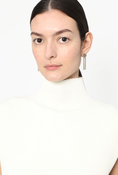 Chanel Chainlink Camélia Earrings - 2