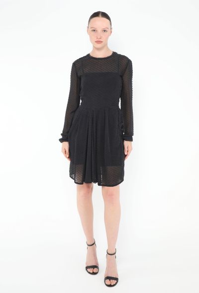 Balenciaga Swiss Knot Silk Dress - 1