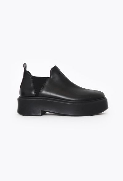 The Row 2022 Robin Platform Ankle Boots - 1 The Row 2022 Robin Platform Ankle Boots - 1