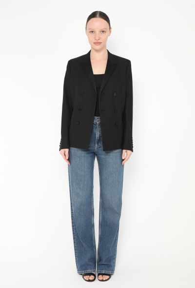 Saint Laurent Double-Breasted Smoking Blazer - 2 Saint Laurent Double-Breasted Smoking Blazer - 2