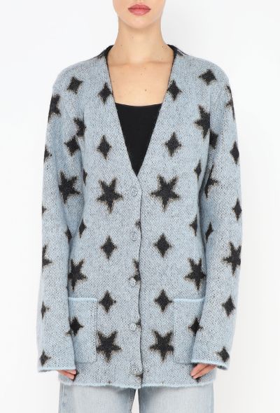 Saint Laurent F/W 2013 Mohair Star Cardigan - 1