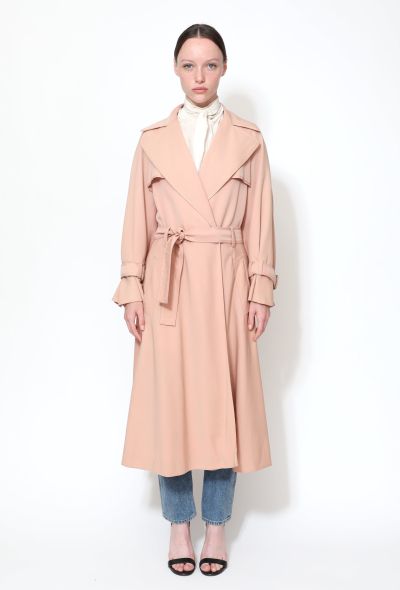 Exquisite Vintage Ted Lapidus ‘70s Twill Belted Trench Coat - 1