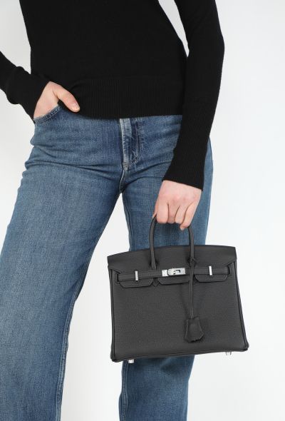 Hermès Highly Coveted Black Togo Birkin 25 - 2