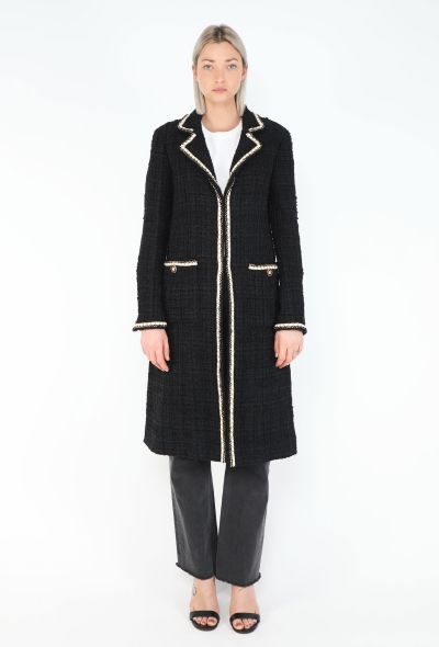 Chanel Pre-Fall 2021 Tweed Lamé Trim Coat - 1