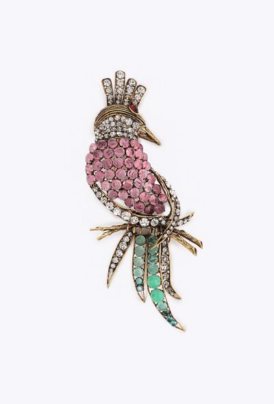 Iradj Moini Hoopoe Bird Brooch, 1980s - 1