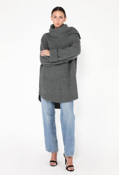 Toteme F/W 2024 Draped Scarf Sweater - 1