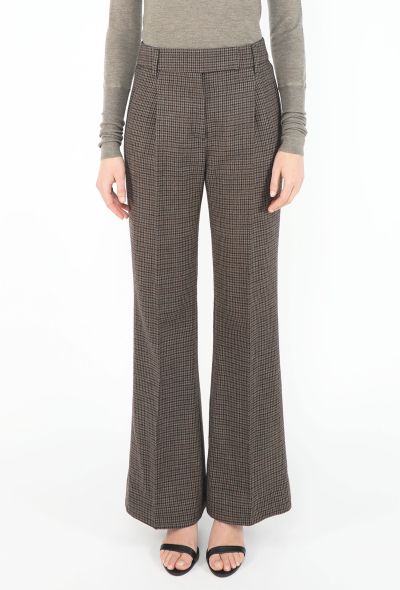 Prada Flared Houndstooth Trousers - 2