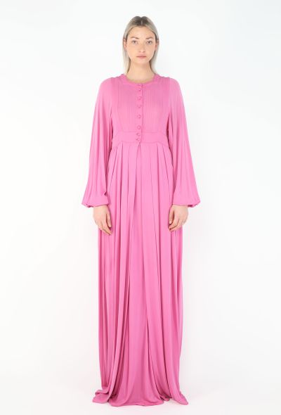 Jean Muir '70s Silk Pleated Gown - 2