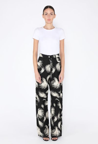 Dries Van Noten S/S 2016 Embroidered Wide Leg Pants - 1