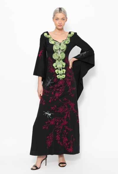 Modern Designers House Of Today Floral Embroidered Dress - 1