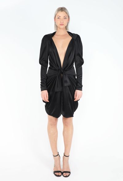 Balenciaga Fall 2009 Plunging Draped Dress - 1