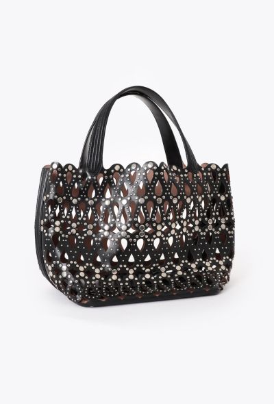 Alaïa Studded Laser-Cut Medium Tote Bag - 2 Alaïa Studded Laser-Cut Medium Tote Bag - 2