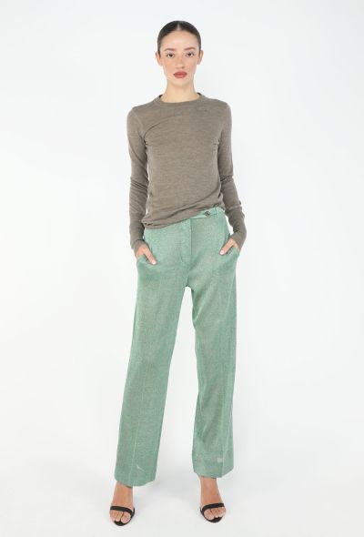 Miu Miu F/W 2025 Iridescent Lurex Pants - 1