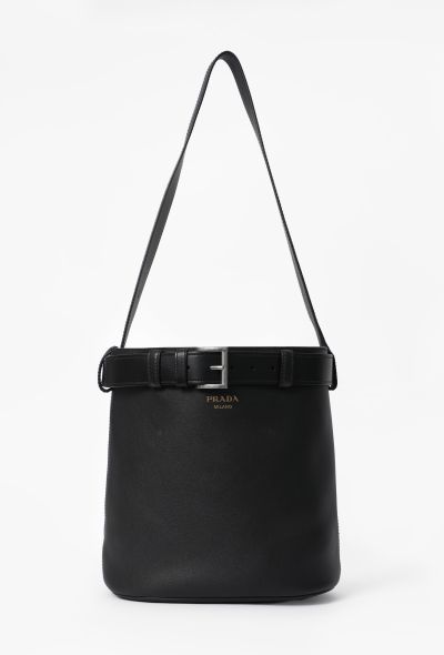 Prada Belted Calfskin Bucket Bag, 2025 - 1