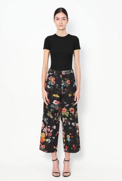 Dries Van Noten 2020 Floral Jacquard Trousers - 2 Dries Van Noten 2020 Floral Jacquard Trousers - 2