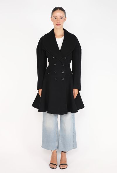 Alaïa Double-Breasted Hourglass Coat, 1986 - 2