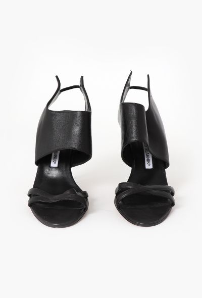 Manolo Blahnik 2010 Cut-Out Leather Heels - 2 Manolo Blahnik 2010 Cut-Out Leather Heels - 2