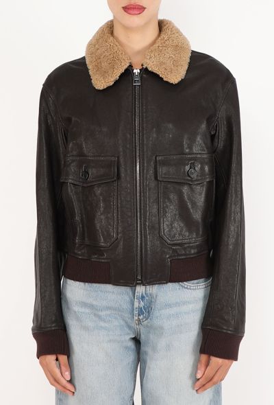 Dior Painted Leather Aviator Jacket, Pre-Fall 2024 - 2