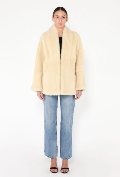 Loro Piana 2024 Shearling Cocoon Jacket - 2