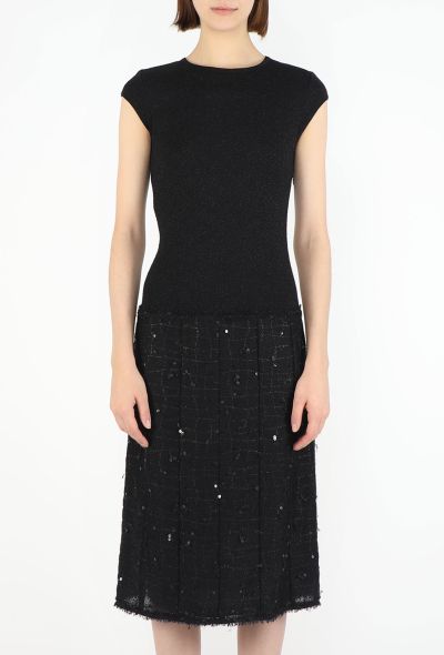 Chanel 2004 Iridescent Embroidered Cashmere Dress - 2