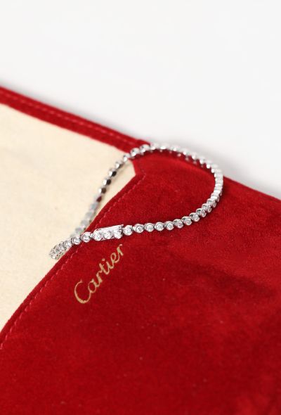 Cartier 18k White Gold & Diamonds C de Cartier Bracelet - 2 Cartier 18k White Gold & Diamonds C de Cartier Bracelet - 2