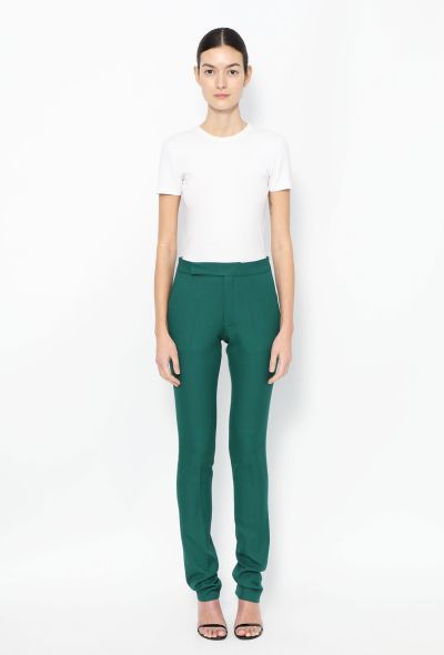                             Tapered Twill Trousers - 1