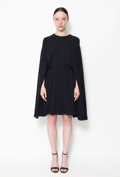                                         F/W 2014 Silk Cape Dress-1