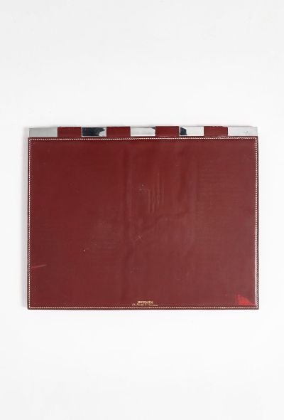 Hermès RARE 1940s Dupré-Lafon Leather Desk Pad - 1