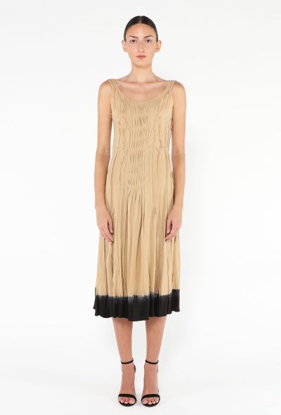 Prada S/S 2004 Pintuck Tie-Dyed Dress - 1