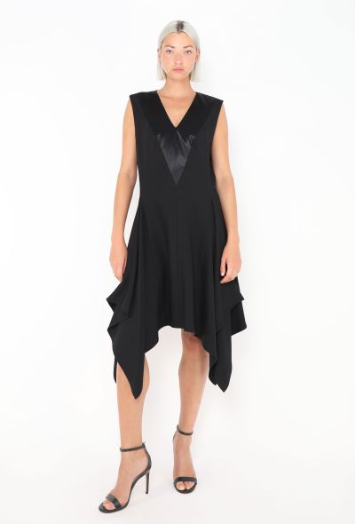 Louis Vuitton Asymmetrical Silk Trumpet Dress - 2