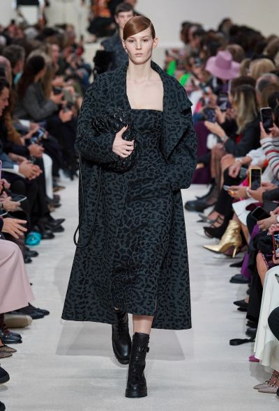                                         F/W 2020 Leopard Print Bustier Dress-2