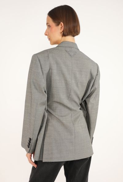Prada Double-Breasted Drawstring Blazer, 2024 - 2