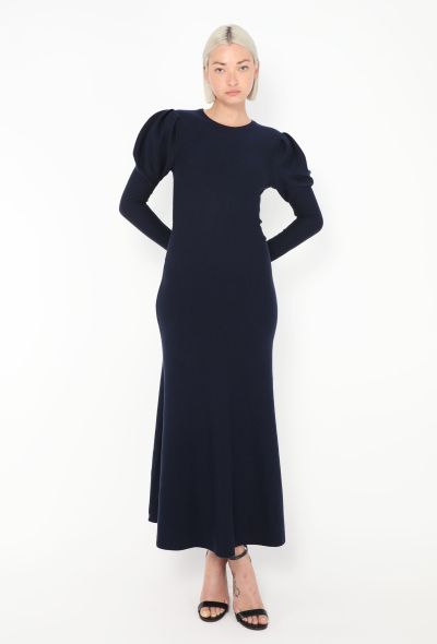 Gabriela Hearst F/W 2024 Hannah Puff-Sleeve Dress - 1