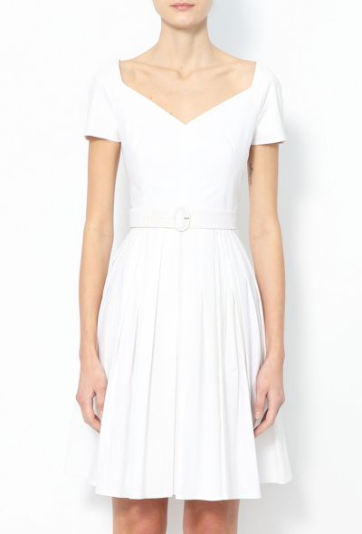 Prada Pleated Cotton Dress - 2