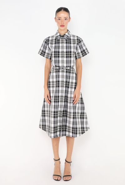 Dior 2024 Plaid Belted Shirt Dress - 1 Dior 2024 Plaid Belted Shirt Dress - 1