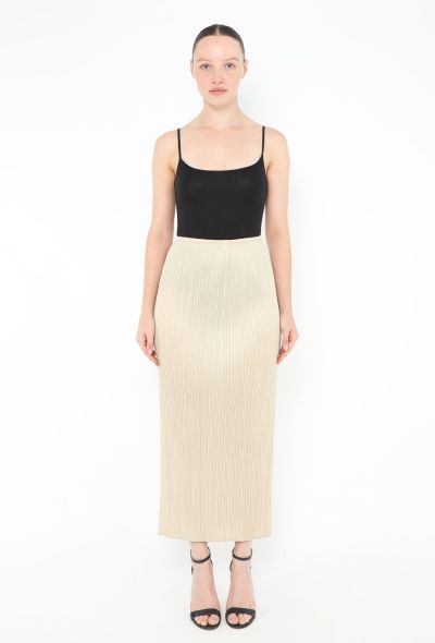 Issey Miyake Pleats Please Classic Slit Skirt - 1 Issey Miyake Pleats Please Classic Slit Skirt - 1