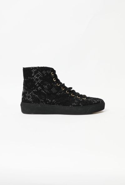                                         Lace High-Top Sneakers-1