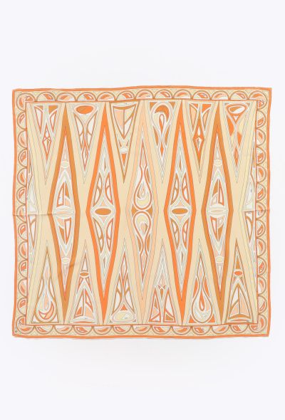 Emilio Pucci '70s Abstract Printed Silk Scarf - 1