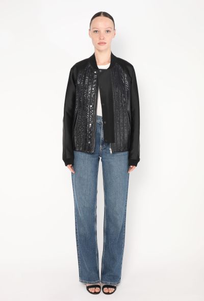 Balenciaga Patent Ribbed Bomber Jacket - 2 Balenciaga Patent Ribbed Bomber Jacket - 2