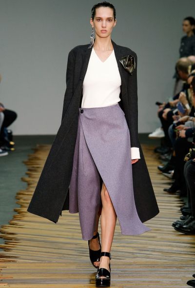 Céline S/S 2014 Wool Wrap Skirt - 2