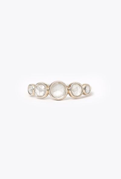 Vintage Fine Jewelry Fred Leighton 18K White Gold & Rose-Cut Diamond Ring - 1 Vintage Fine Jewelry Fred Leighton 18K White Gold & Rose-Cut Diamond Ring - 1