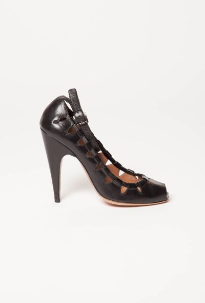 Alaïa Cut-Out Leather Pumps - 1 Alaïa Cut-Out Leather Pumps - 1