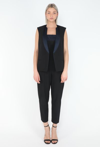 Saint Laurent 2007 Custom Smoking Jumpsuit Ensemble - 1