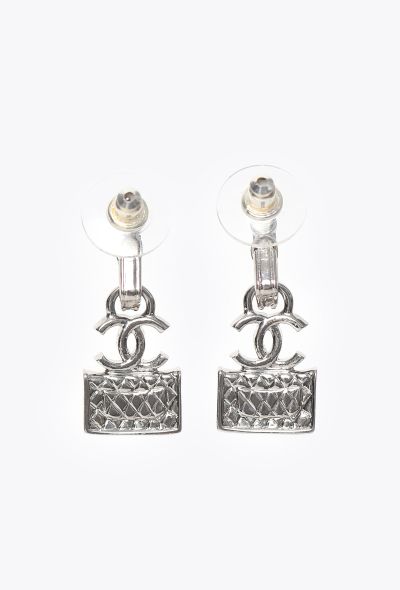 Chanel 2023 Timeless Sac 'CC' Earrings - 2